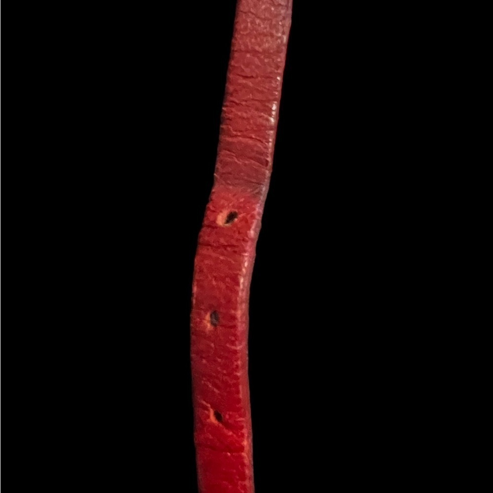 Red Prada Horsebit Bracelet - Picture 5 of 5